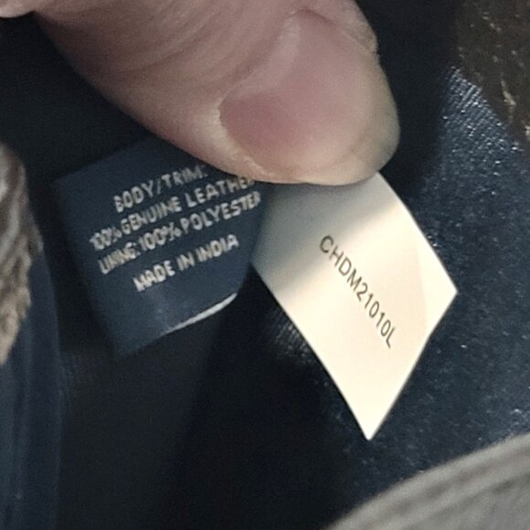 Cole Haan Men's Slim Pebbled Leather TrFold Wallet Chocolate Tri-Fold - Picture 10 of 11